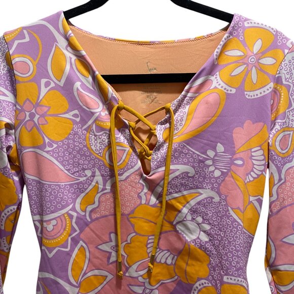 SEEA Solanas Surf Suit One Piece - Size Large (Pink/Purple/Orange) - Picture 7 of 11